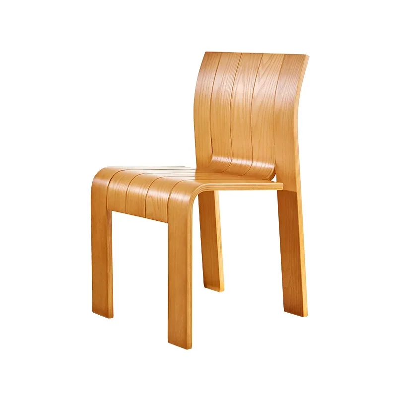 Medieval chair, household, curved backrest designer, French Internet celebrity curved, single