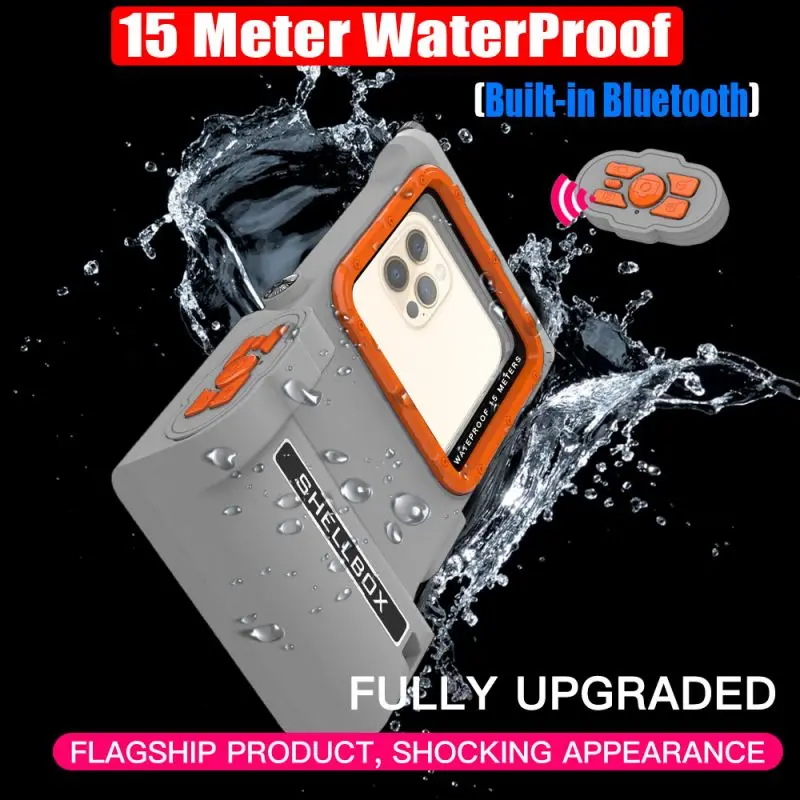 3ND Bluetooth Selfie General Size 15 Meter Deep Diving Swimming Waterproof Case For Google Pixel 7 7A 6 Pro 6a 5 5a 4a 3a 234 XL