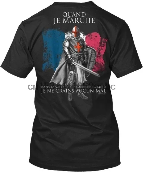 Quand Je Marche Templiers Standard Unisex T-Shirt (S-4XL)