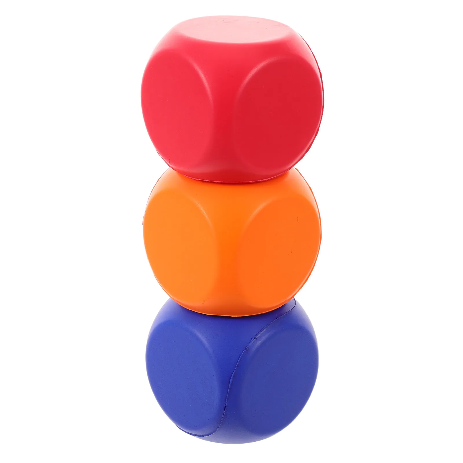 

3Pcs Square Squeeze Cube Foaming Sensory Stress Balls for Classroom Prizes Calming Party Favor 2.44x2.44inch Portable Anti