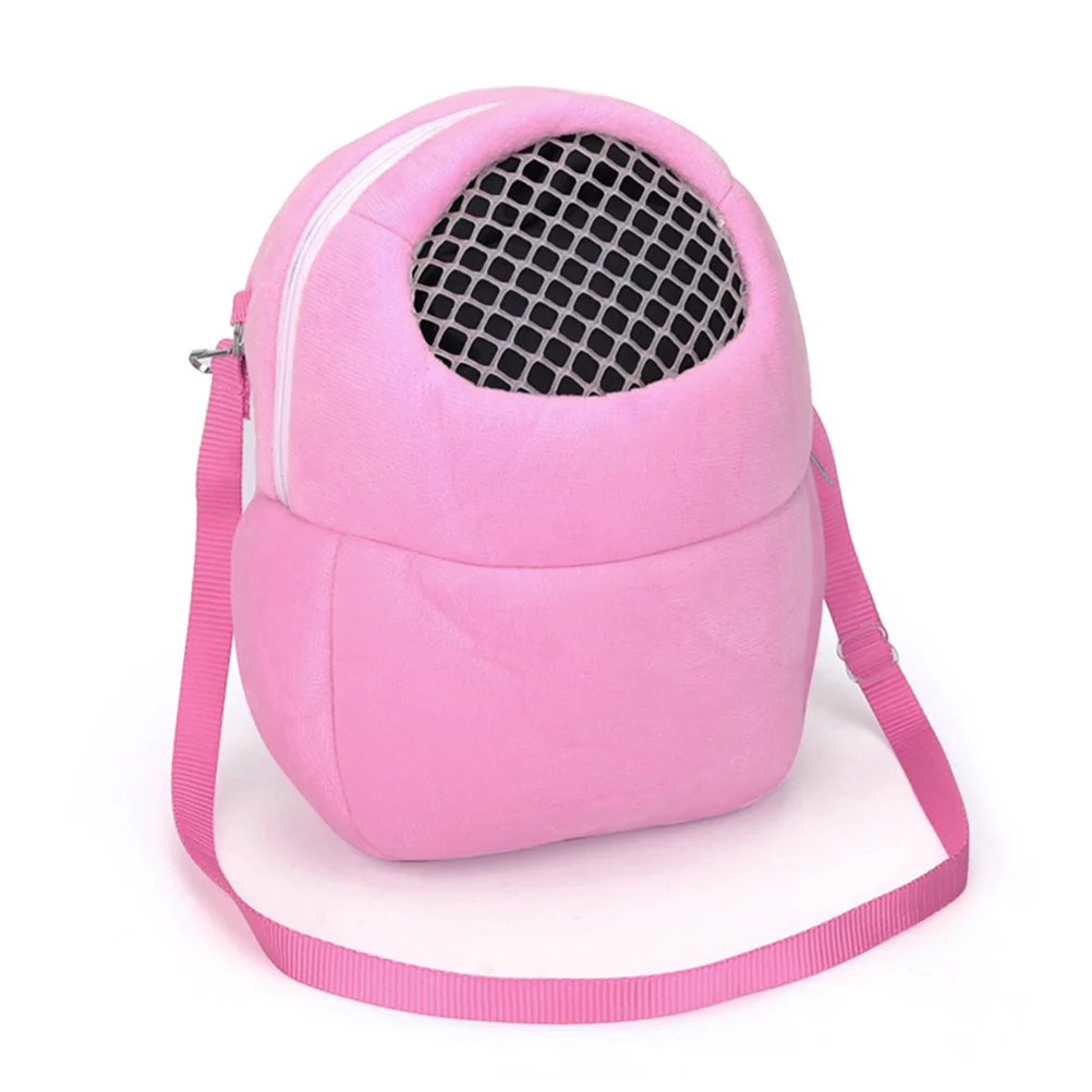 

1Pcs Pet Breathable Carrier Bag Portable Cotton Messenger Outdoor Bag Protective Strap Design for Squirrel Hedgehog Sugar Glider