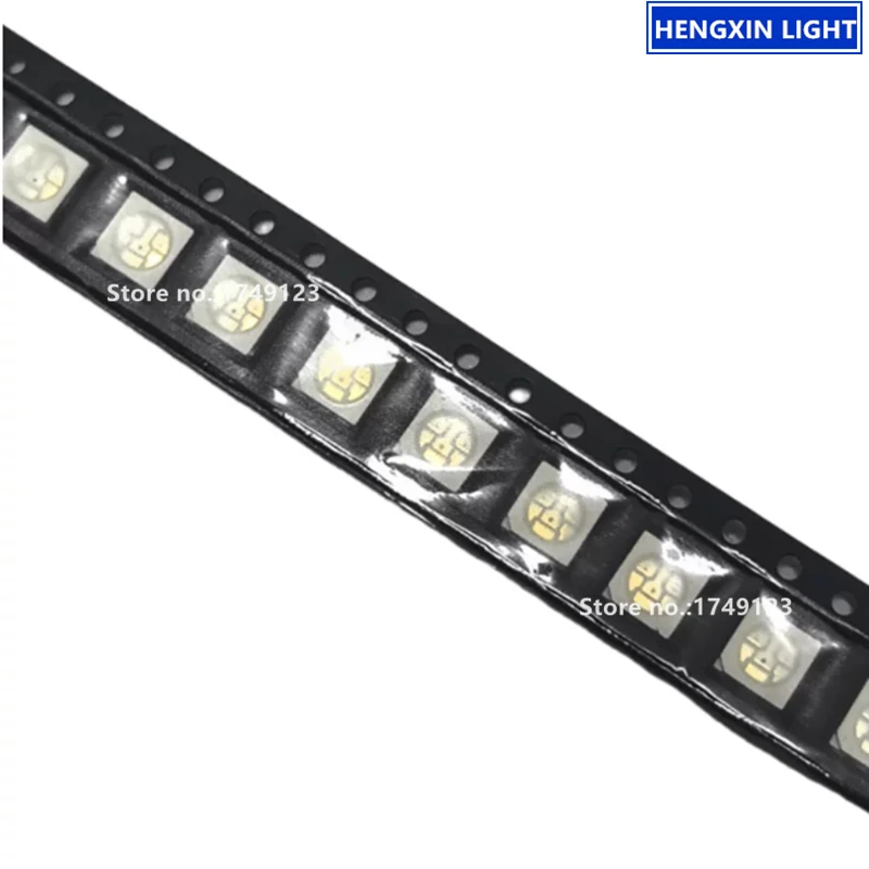 Normal Bright/Super Bright 5050 RGB 0.2W LED, Negative electrode/Positive electrode,Full Color Large-Chip Light Emitting Diode