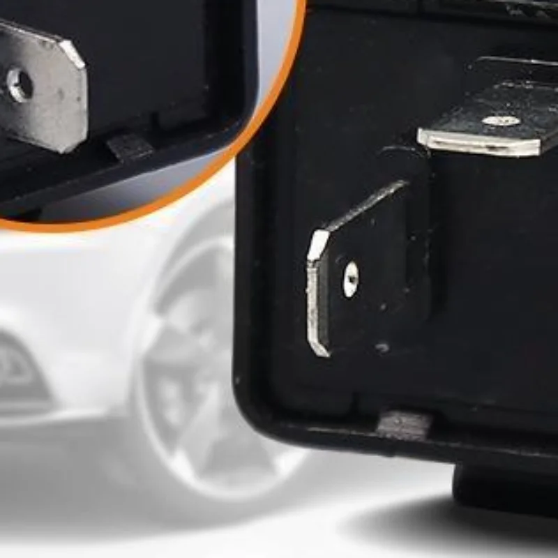 12V 2 Pin Universal Electronic Adjustable Frequency Square LED Flashing Relay Motorcycle Turn Signal Hyper Flash