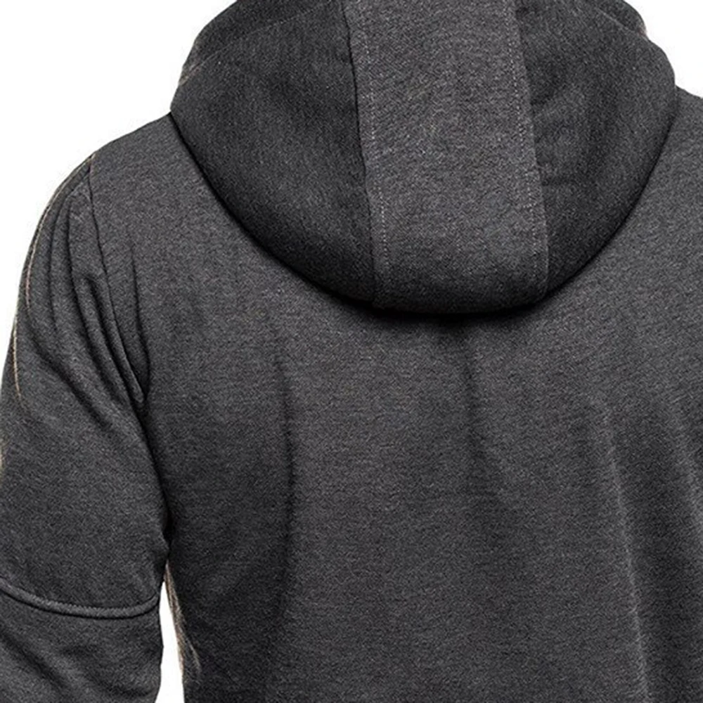 Хит продаж, модная мужская трехцветная толстовка с капюшоном на молнии, повседневная куртка, теплая куртка, многофункциональная куртка