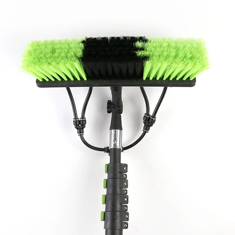 Fed Telescopic Pole Cleaning Brush, 3.6M Extendable Handle for Window Wall Solar Panel