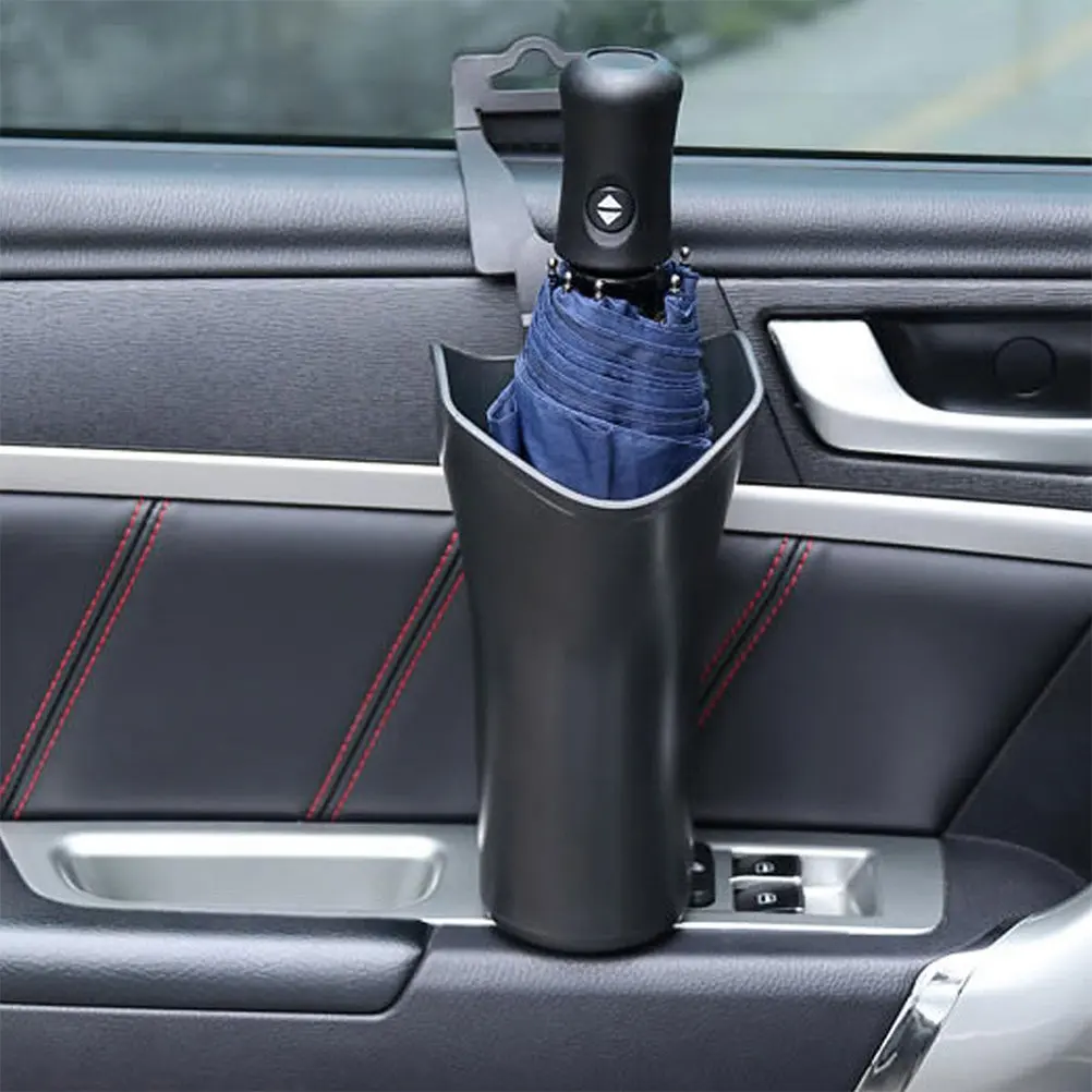 Plastic Umbrella Storage Bucket Car Interior Rain Umbrella Holder Convenient Reusable Easy Clean Auto Storage Barrel for Wet