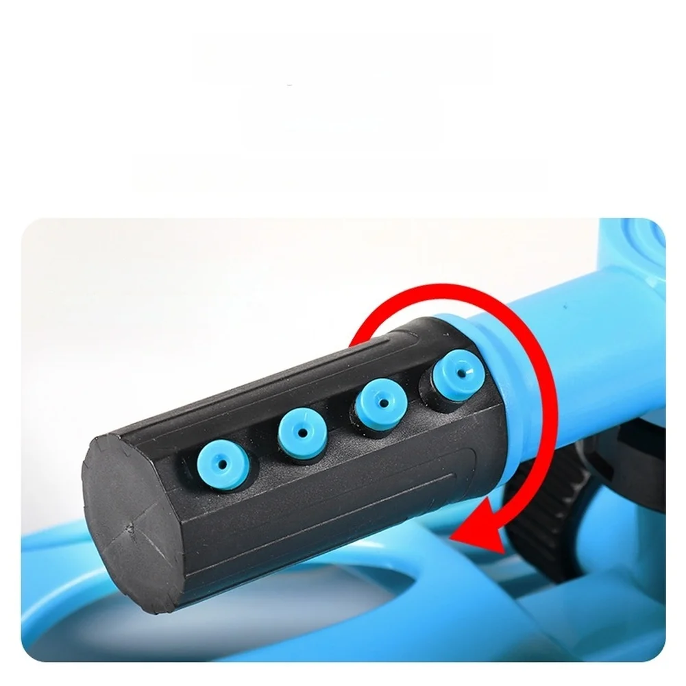 360 Degree Rotating Sprinkler for Outdoor Gardens with Butterfly Base and 4 Adjustable Nozzles for Uniform Spray