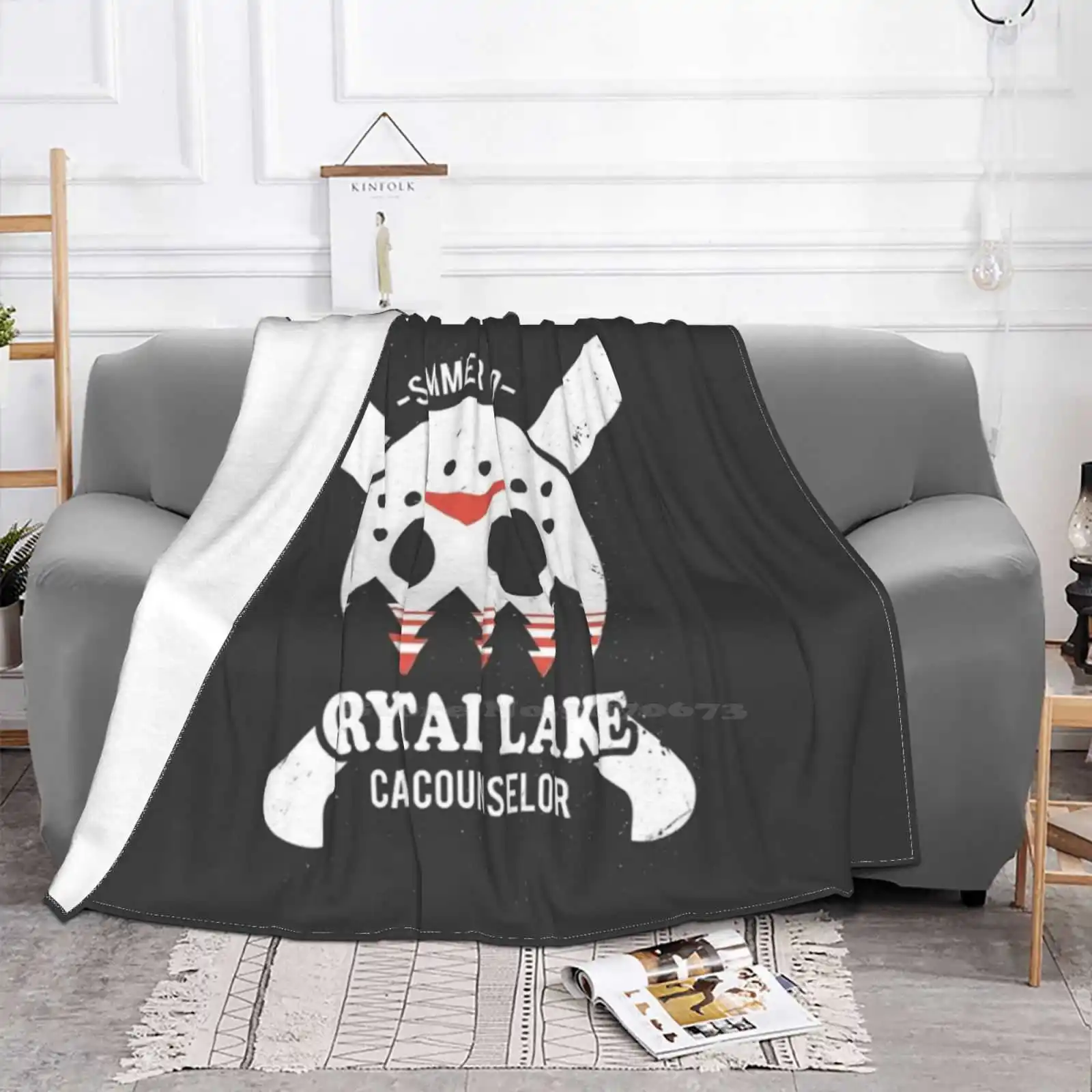 Camp Crystal Lake Counselor All Sizes Soft Cover Blanket Home Decor Bedding Jason Vorhees Horror Crystal Lake Camping Film