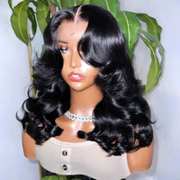 32 34 40Inch 13x6 Transparent HD Lace Frontal Body Wave Wigs Human Hair Pre Plucked Remy 13x4 Lace Front Wig For Black Women