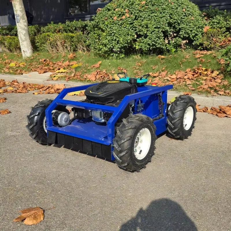 Small remote control lawn mower, farm lawn mower, wheeled pastoral mower