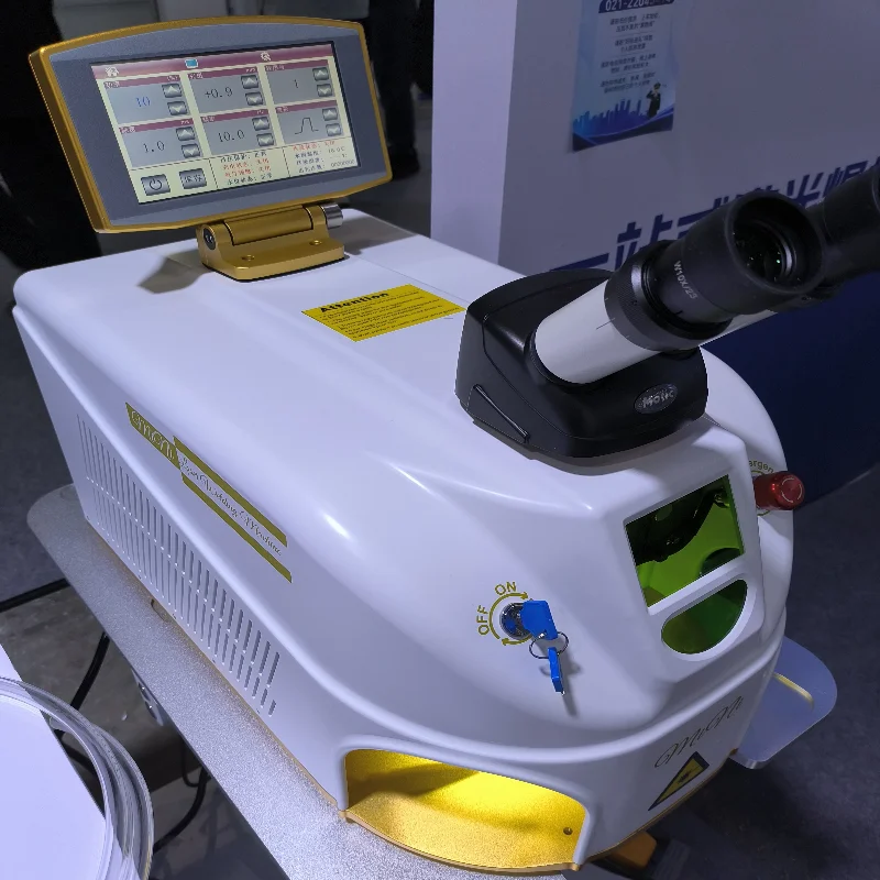 Baikeopto 100W Portable Jewelry Laser Spot Welder YAG Repair Machine with CCD Microscope for Jewelry Repair Shop Small Business