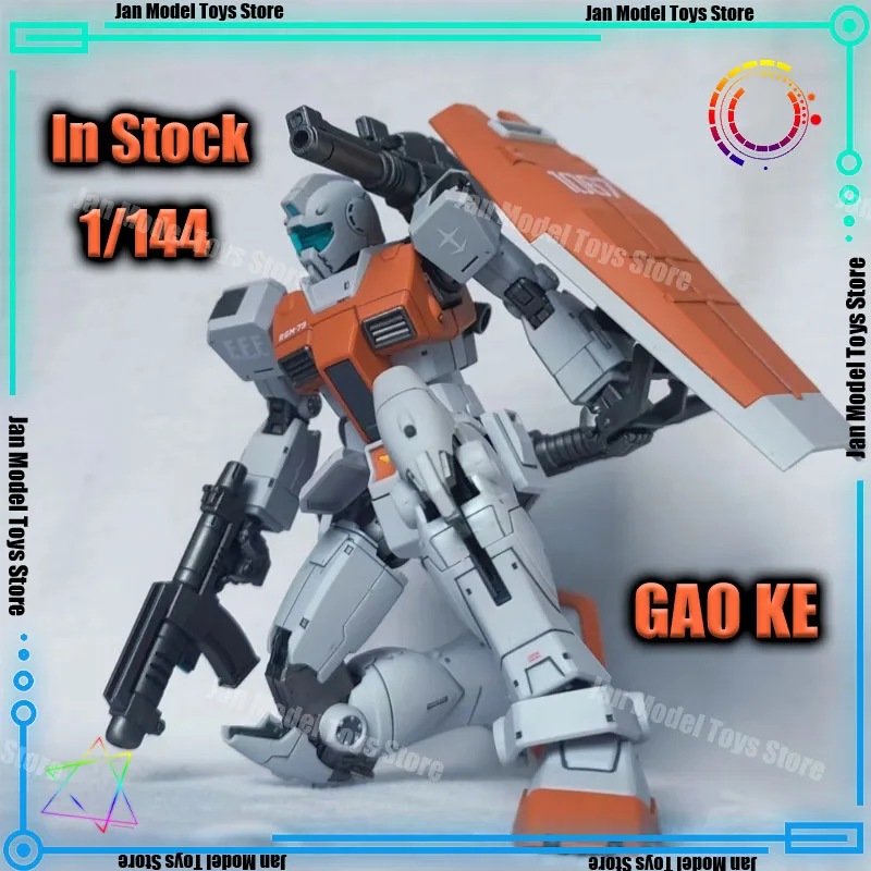 

In Stock Gaoke Model Hg 1/144 Rgm-79 Gm Moroccan Sleggar Assembly Model Kits Anime Action Figure Robot Plastic Model Gifts Toys