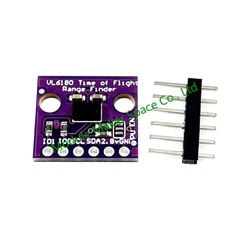 MCU-6180 VL6180 High Accuracy Range Finder Optical Ranging Sensor Module I2C Interface Board IR Emitter Ambient Light Sensor