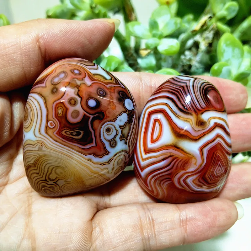 AA  Natural Stones Sardonyx Agate Palm Stones Meditation Energy Heals The Spirit Feng Crystals Room Decorations