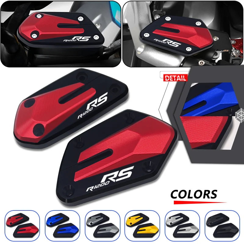 

NEW Motorcycle CNC Aluminum Front Brake Clutch Fluid Reservoir Cover Caps Accessories For BMW R1200R R1200RS r1200r/rs 2014-2017