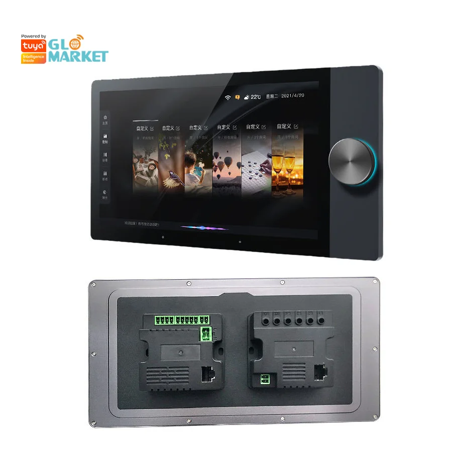 Glomarket Tuya Smart Home Devices Multi-functional Touch Screen Control Panel Central Controller For Intelligent Scenes Switch