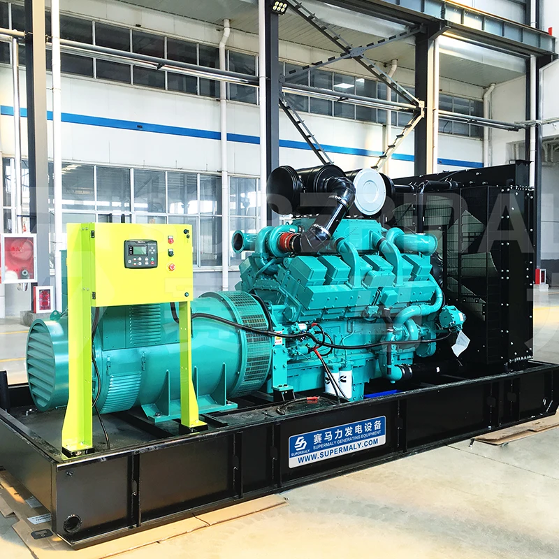 Benzingeneratoren 1 MW / 2 MW Biogas-Pflanzengenerator mit Behälter