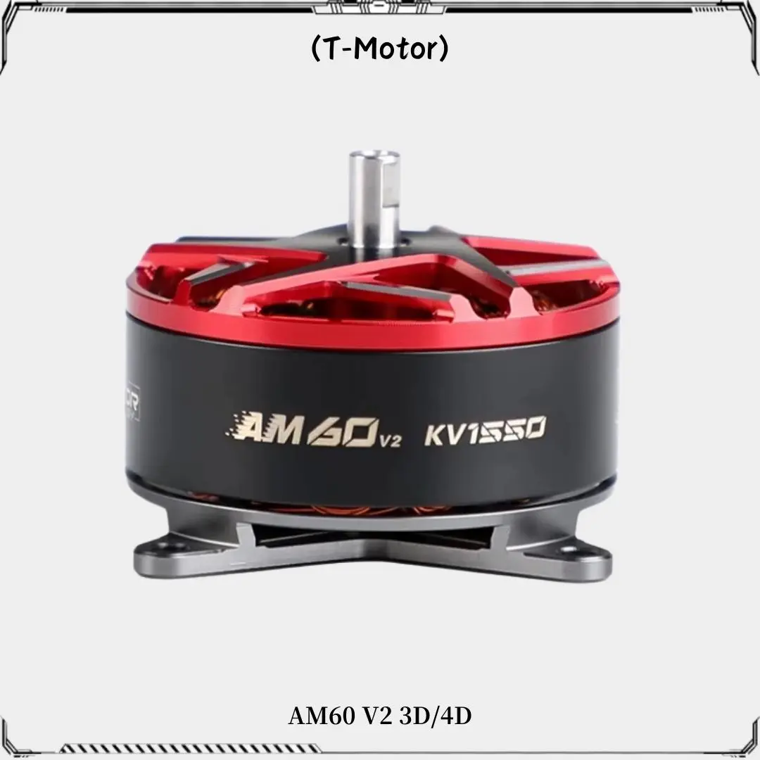 T-MOTOT AM60 V2 3D/4D KV1550/KV1880 F3P 2-3S Brushless Motor for RC Fixed-Wing Airplane Drone