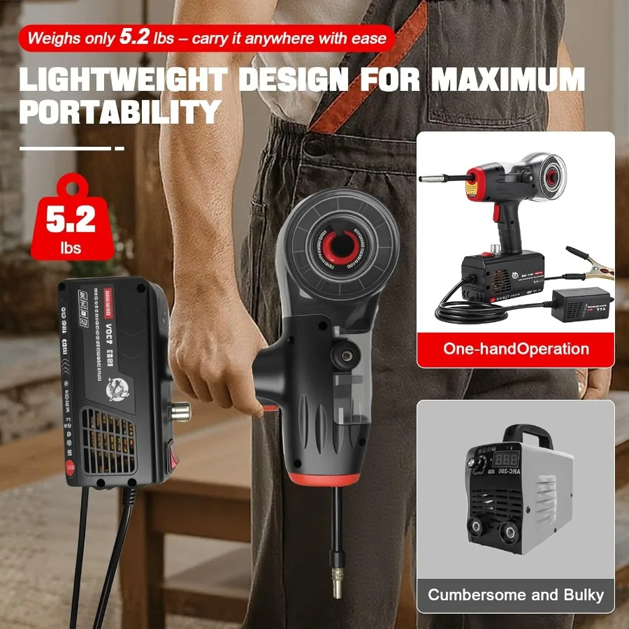 Mesin Las Mig Portabel 120 A Mesin Las Mig 110v Mesin Las Inti Fluks Genggam Dengan Inverter IGBT Tanpa Gas Portabel