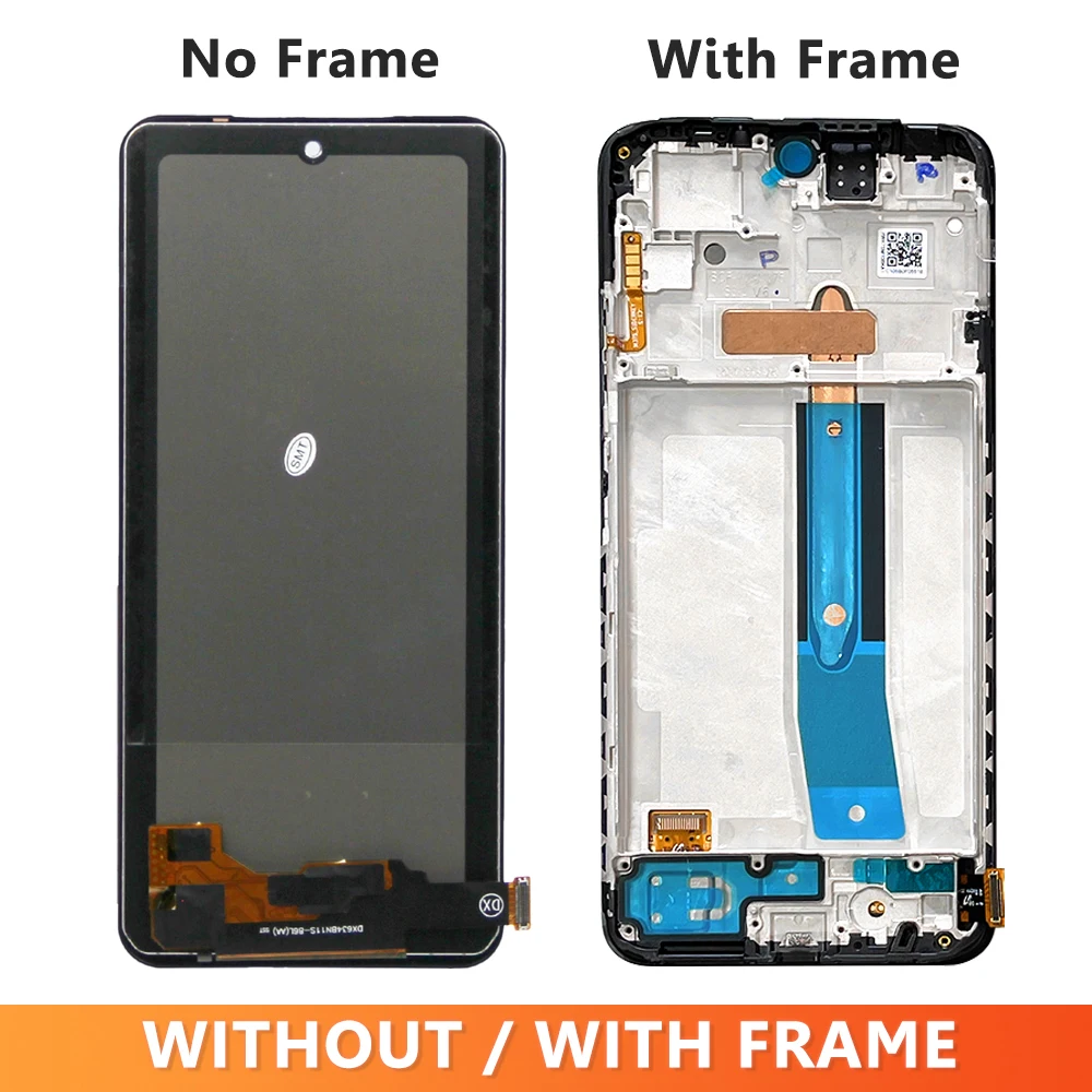 AMOLED dla Xiaomi Redmi Note 11 wyświetlacz LCD Note 11 2201117TG ekran dotykowy szklany Digitizer do Redmi Note 11S 2201117SG ekran