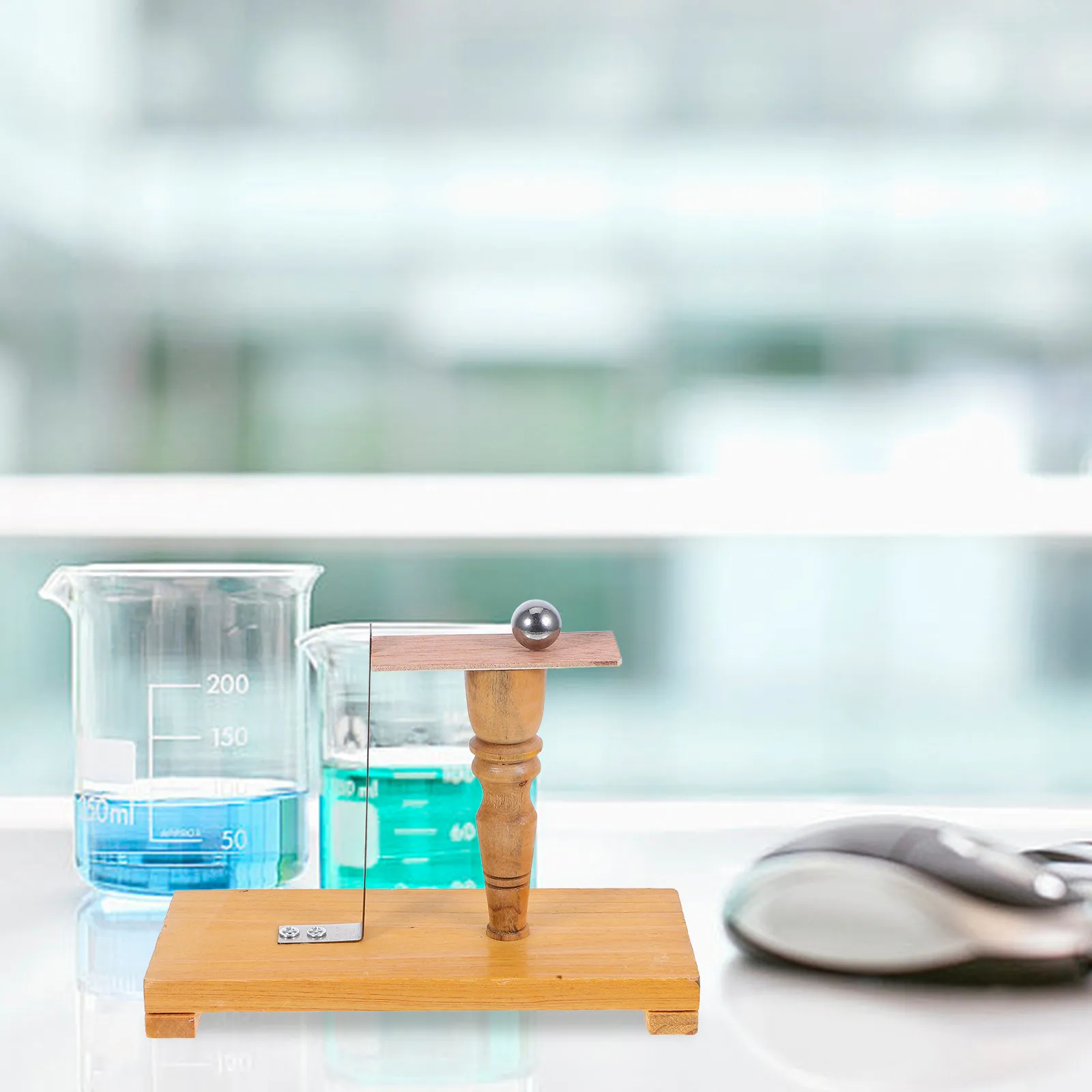 Wooden Inertia Demonstrator Educational Physics Tool for Motion Force Experiments Scientific Demonstration Lab Vibration
