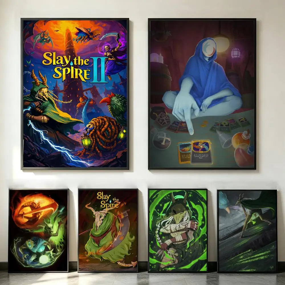 game Slay the Spire Poster Poster HD Trendy SelfAdhesive Wall Art Print For Living Room Bedroom Dorm Office Home Gift