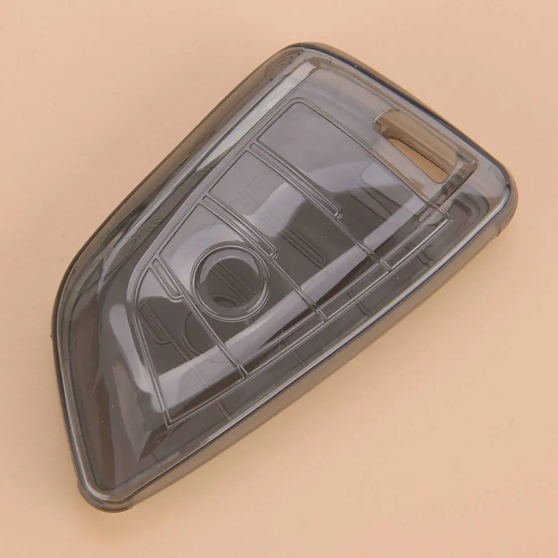 

Transparent-Black Remote Smart Key Fob Case Full Cover Keyless Entry Holder Shell fit for BMW F40 G30 G02 F15 G08