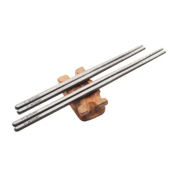 1Pair Japanese chopsticks Titanium Non-Slip Sushi Food sticks Chop Sticks Chinese Gift palillos japoneses reusable chopsticks