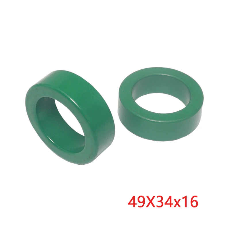 【1PCS】Mn-Zn High Conductivity Green Ferrite Core Ring 49*34*16mm Anti-Interference Filter Inductor 49x34x16mm