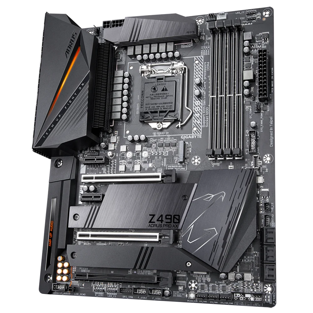 GIGABYTE Z490 AORUS PRO AX 마더보드 인텔 Z490 LGA 1200 DDR4 ATX M.2 메인보드