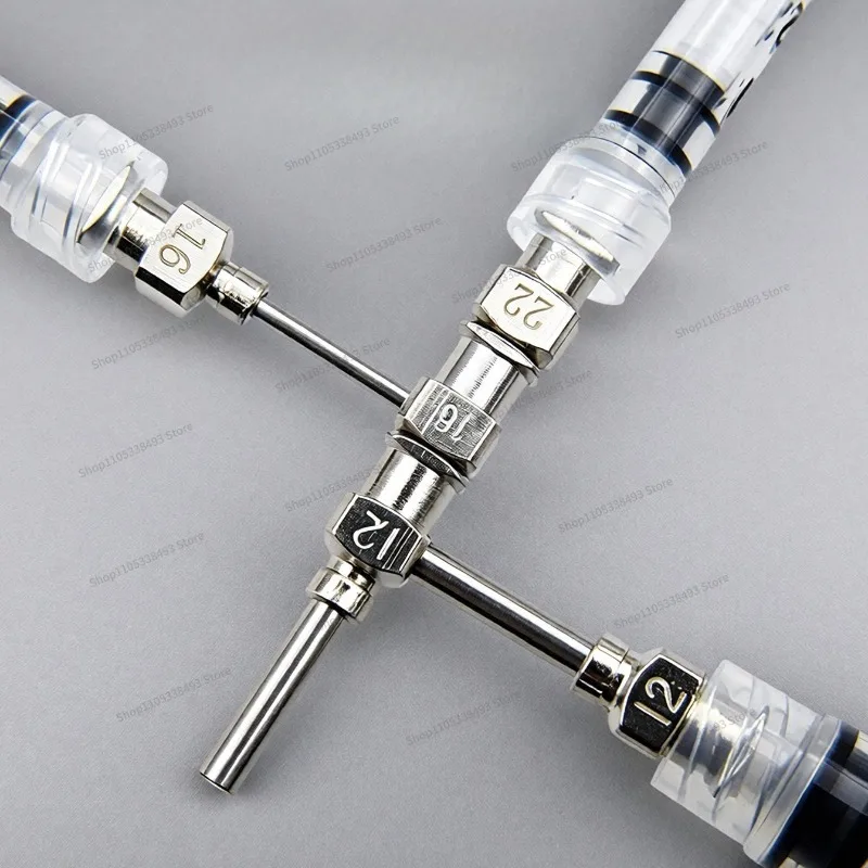 For Tri‑axial Coaxial Needle Electrospinning Spinneret Nozzle for Melt Wet Spinning Core‑Shell Hollow Fiber Fabrication