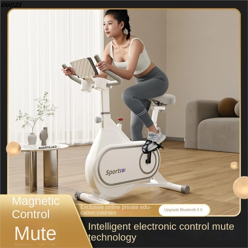 

OVOZI Smart Magneto-controlled Spinning Bike Home Weight Loss Exercise Equipment Silent Mini Indoor Bike Exercise Bike