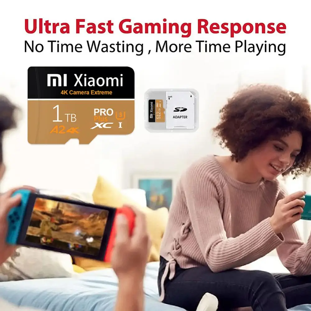 Mijia xiaomi 1TB Class10 Micro TF SD Card 2TB Memory Card 128GB 256GB 512GB A2 4K V30 Video Card For Drones Camera Original