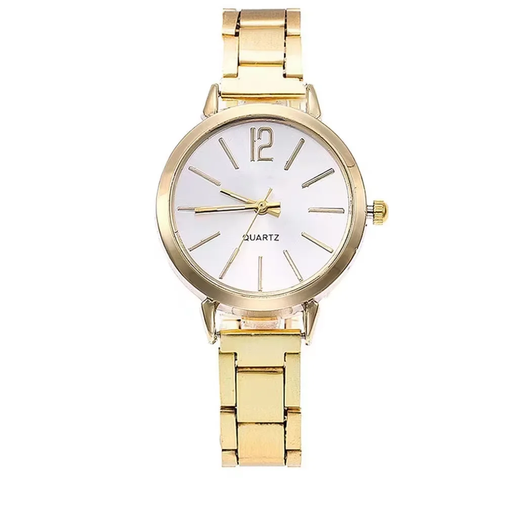 Orologio elegante da donna in acciaio inossidabile quadrante moda casual orologi digitali da donna orologio da polso al quarzo Reloj Mujer orologio da ragazza regalo