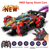 4WD RC Drift Car Glove Gesture Radio Remote Control Car off-Road Control Spray Stunt Cars Electric Children Toys