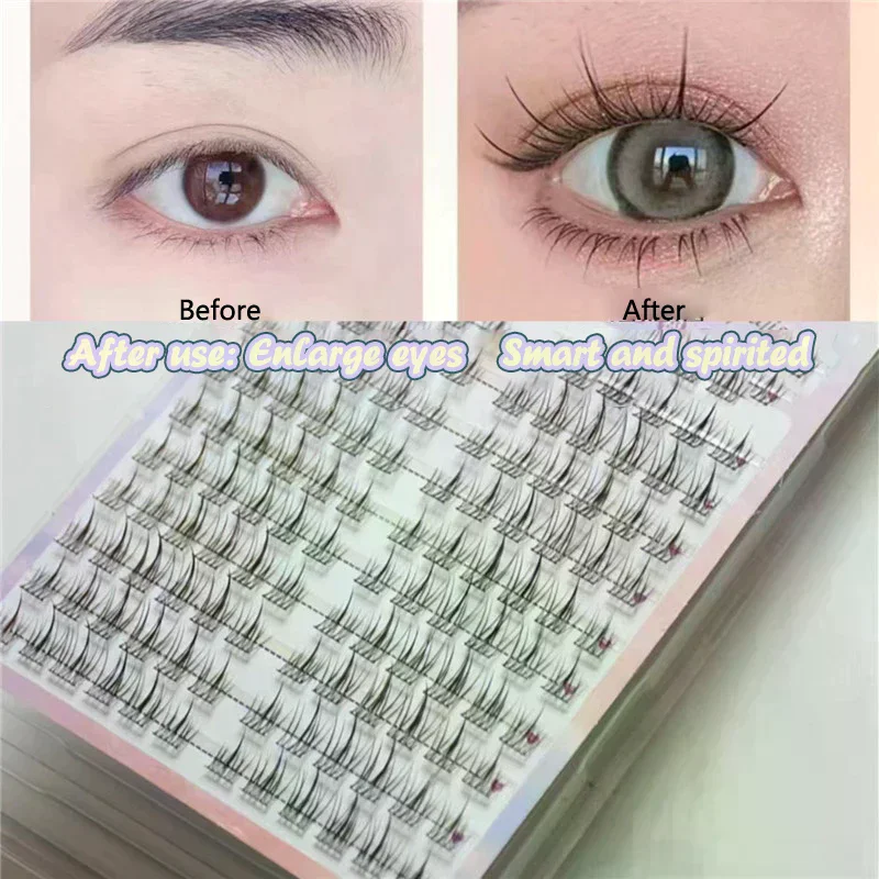 Sunflower False Eyelashes Natural Simulation Comic Eye False Eyelashes Extension Diy Makeup Individual Segmented Eye