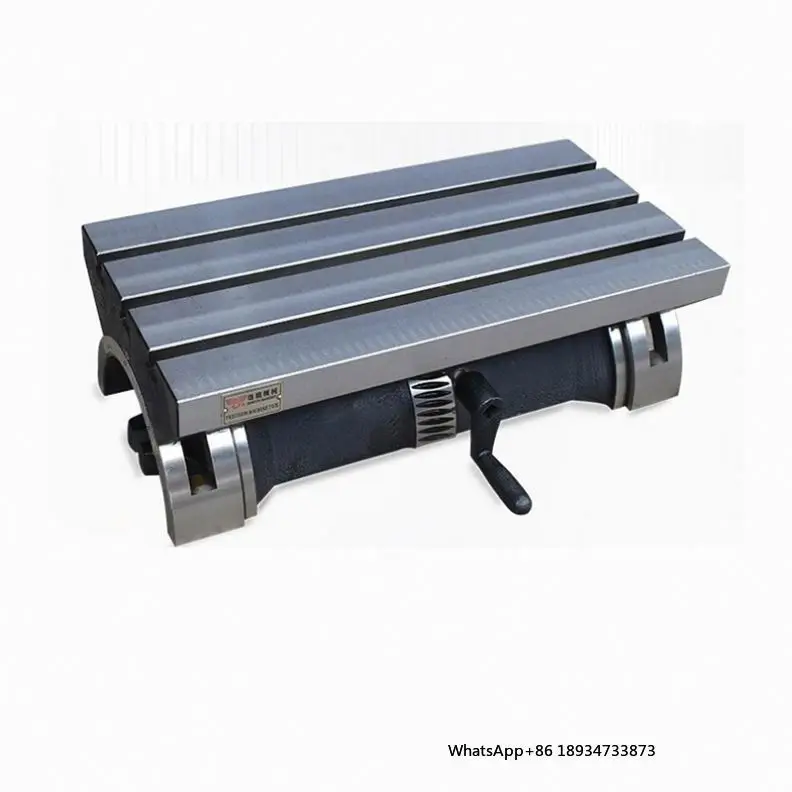 TEBAK Milling Machine Worktable Tilting Angle Disc Heavy-duty Tilting Platform 7/10/12/15/24inch Adjustable Angle Table