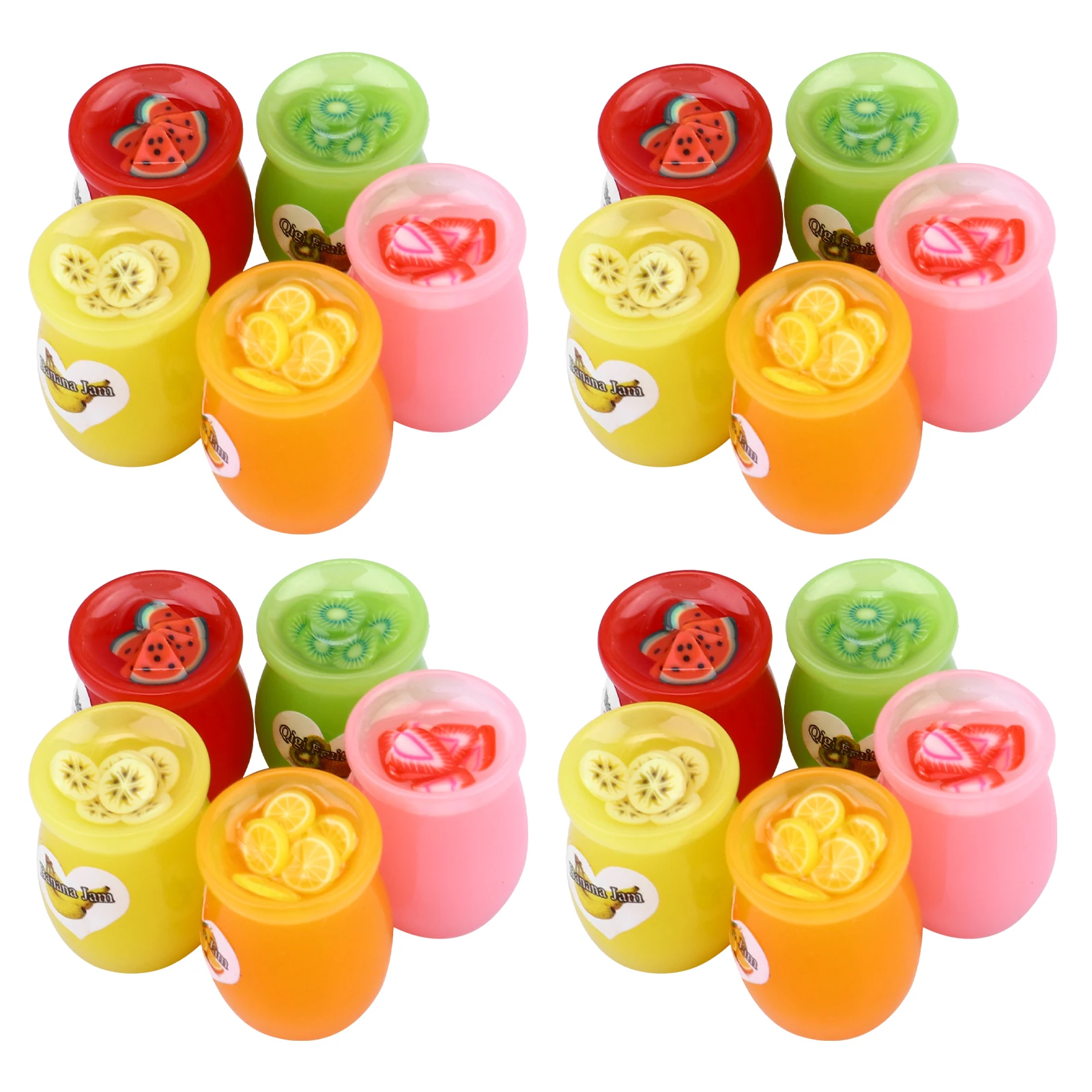 

Resin Jam Charms Simulation Food Ornaments for Mini Decor Jewelry Accessories Craft Supplies Phone Case DIY Smooth Texture High