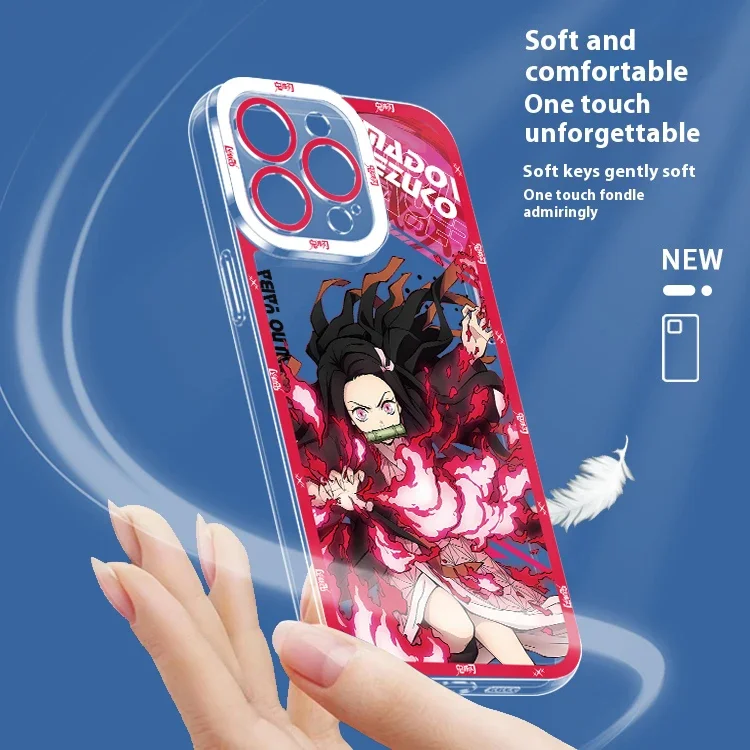 Japan Anime Demon Slayer Case For Samsung Galaxy S24 S23 S22 Ultra S21 S20 FE Note 20 10 Plus A15 A25 A35 A55 Silicone Back Capa