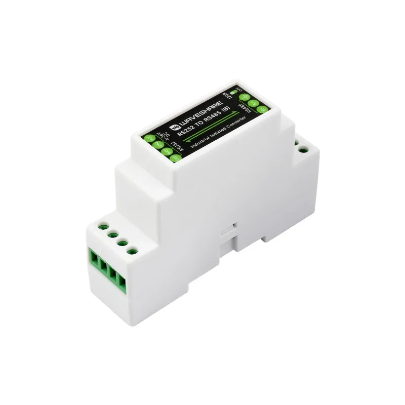 RS232 To RS485 Converter, Active Digital Isolator, Rail-Mount Support, Multi-Isolation Protect, 600W Lightningproof & Anti-Surge