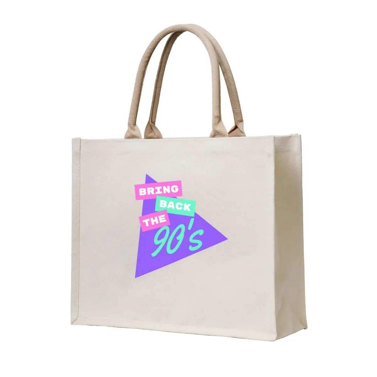 

Bring Back the 90's (black) Tote Bag Candy bags custom fabric bag tote bags men