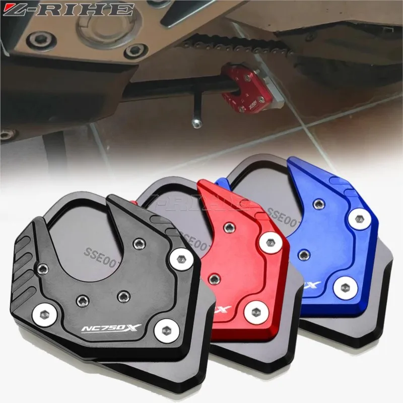 For HONDA NC750 2017 2018 2019 NC750X NC 750X NC750 X S X-ADV 750 XADV ampliar Kickstand Sidestand Stand Extension Enlarger Pad