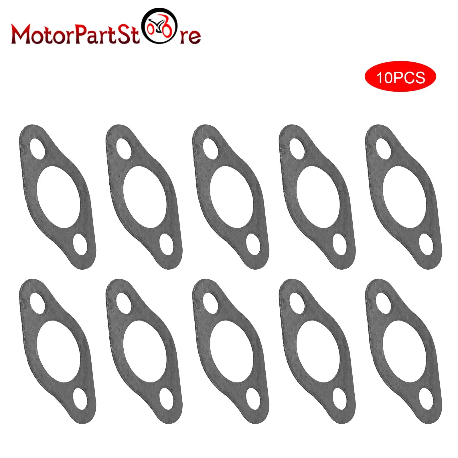 10 Pieces Muffler Exhaust Pipe Gasket Muffler Gasket for Honda GX240 GX270 GX340 GX390 8HP 9HP 11HP 13HP Engine 188F 190F