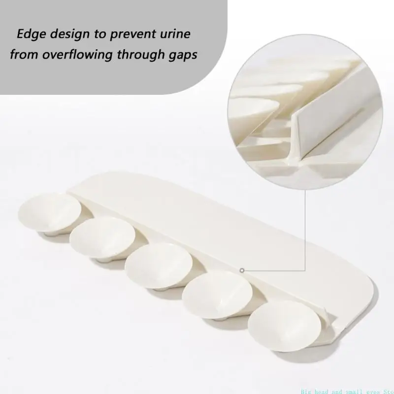 581C Toilet Splash Guard For Men Boy Spill Prevent Suction Cup Urine Deflector