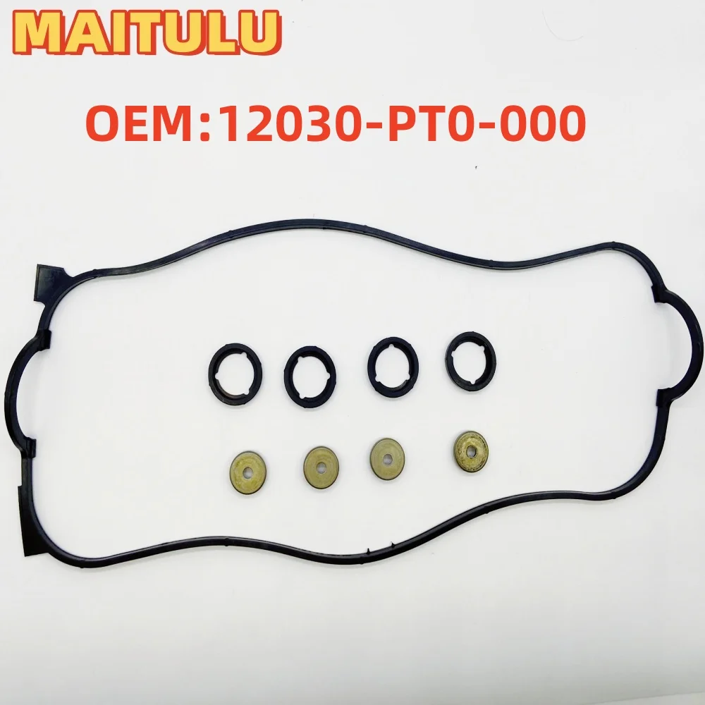 

MAITULU The new 12030-PT0-000 engine valve cover gasket rubber sealing sleeve fits Honda Prelude Accord auto parts