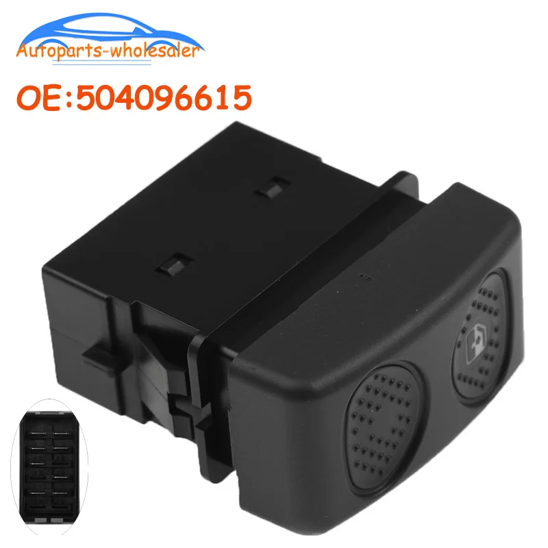 New 504096615 BP127-254O For IVECO Eurocargo Power Master Window Switch Button Car Accessories