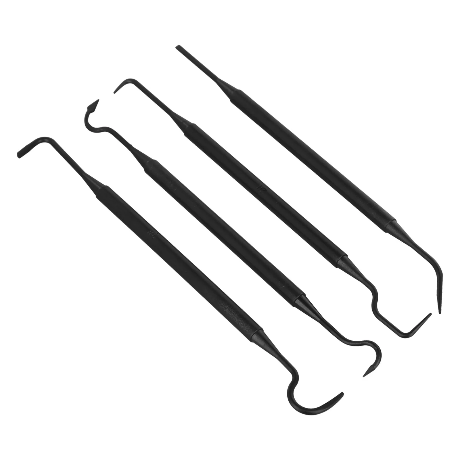 4 Buah Set Pick Nilon Ujung Ganda Alat Pembersih Detail Multifungsi Kit Alat Penghilang Mobil Aksesori Alat Tangan