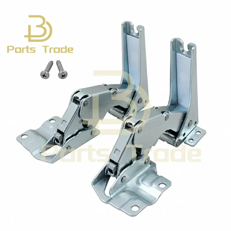 1 Pair Fridge Freezer Door Hinges for Built-in Refrigerator Flat Hinges