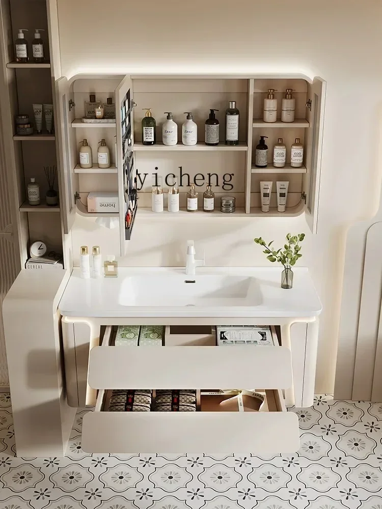 

Paint Bathroom Cabinet Combination Ceramic Whole Washbin Hand Washing Washbasin Washstand Suit