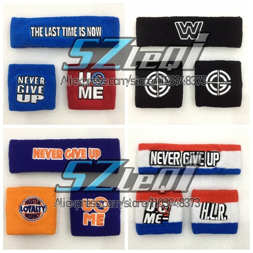 Imagen 2 del producto 3 ps/set de muñeca para JOHN CENA, soporte envolvente, pulsera de tenis, banda deportiva para el sudor, baloncesto, voleibol, lucha de mano, banda para el sudor